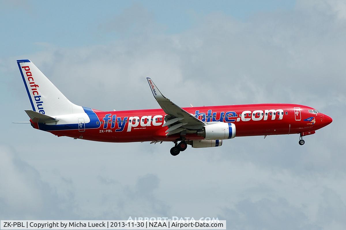 ZK-PBL, 2008 Boeing 737-8FE C/N 36605, At Auckland