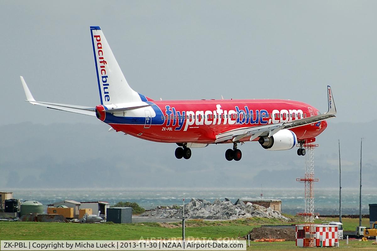 ZK-PBL, 2008 Boeing 737-8FE C/N 36605, At Auckland