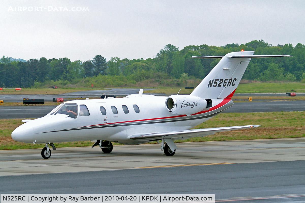 N525RC, 1997 Cessna 525 CitationJet CJ1 C/N 525-0178, Cessna Citationjet  [525-0178] Atlanta-Dekalb Peachtree~N 20/04/2010