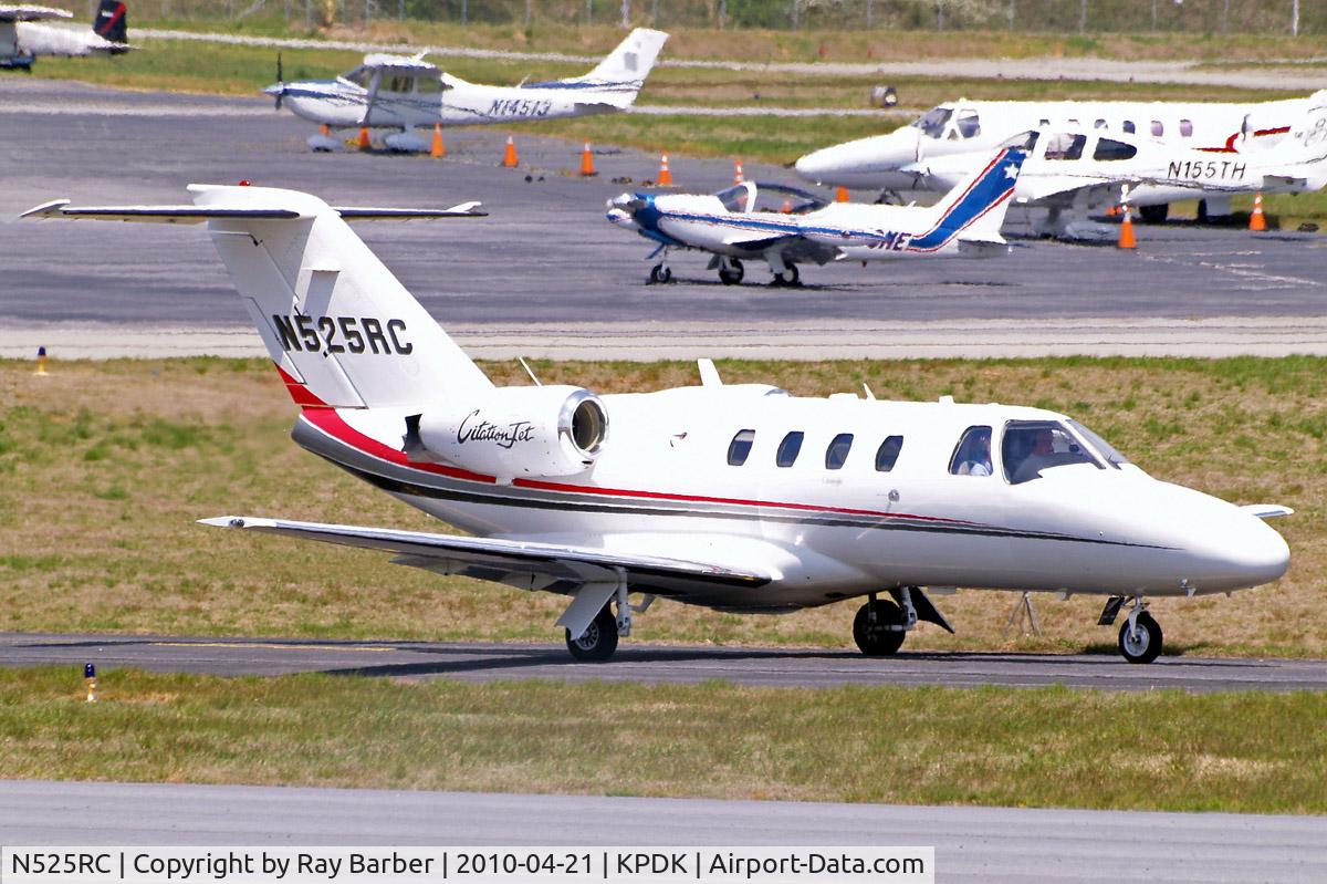 N525RC, 1997 Cessna 525 CitationJet CJ1 C/N 525-0178, Cessna Citationjet  [525-0178] Atlanta-Dekalb Peachtree~N 21/04/2010