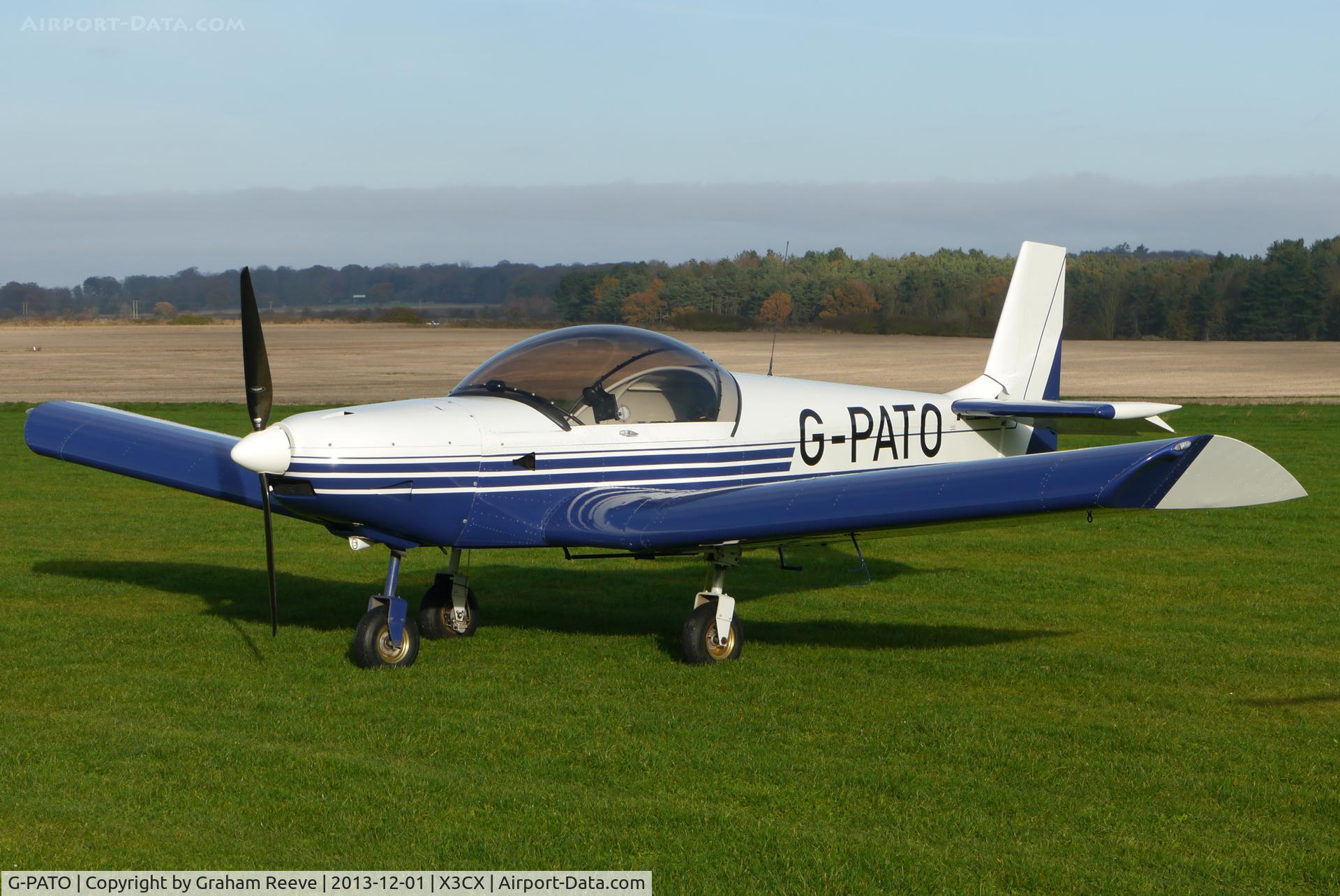 G-PATO, 2004 Zenair CH-601UL Zodiac C/N PFA 162A-14328, Parked at Northrepps.