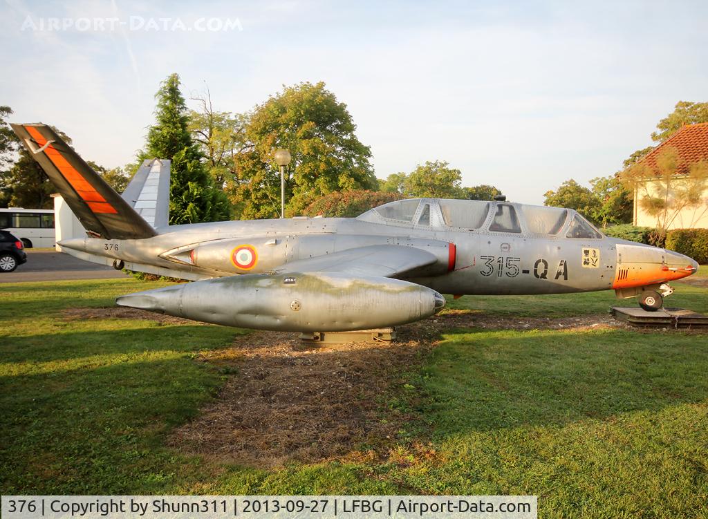 376, 1963 Fouga CM-170R Magister C/N 376, C/n 376 - Preserved inside Cognac Air Force Base