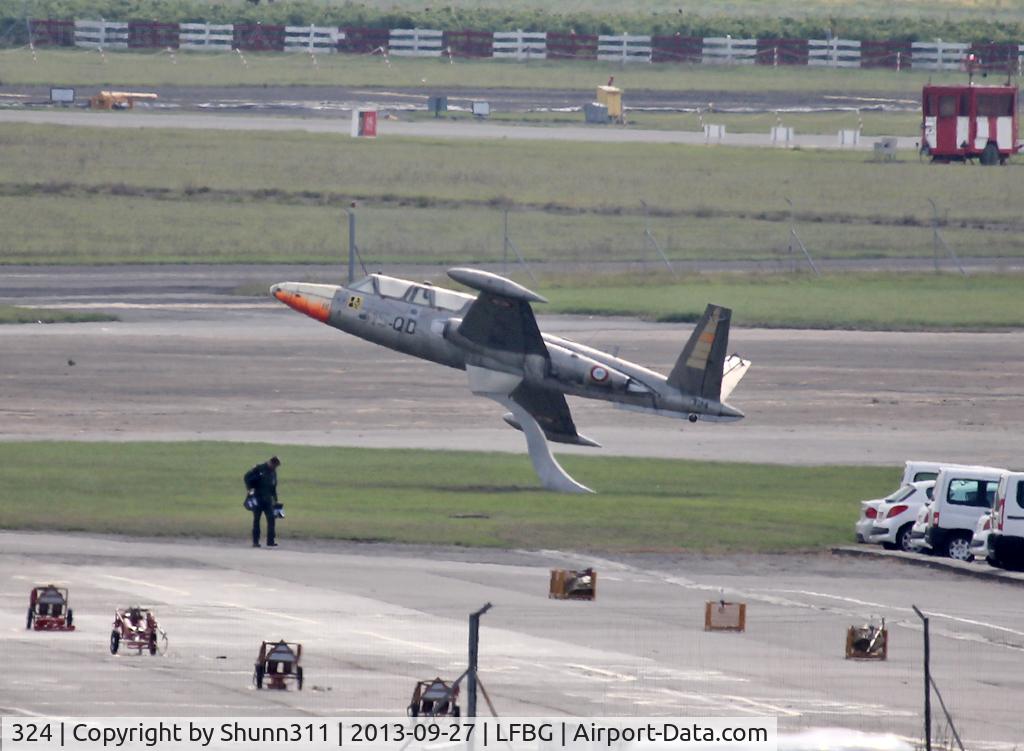 324, Fouga CM-170 Magister C/N 324, C/n 324 - Preserved inside Cognac Air Force Base