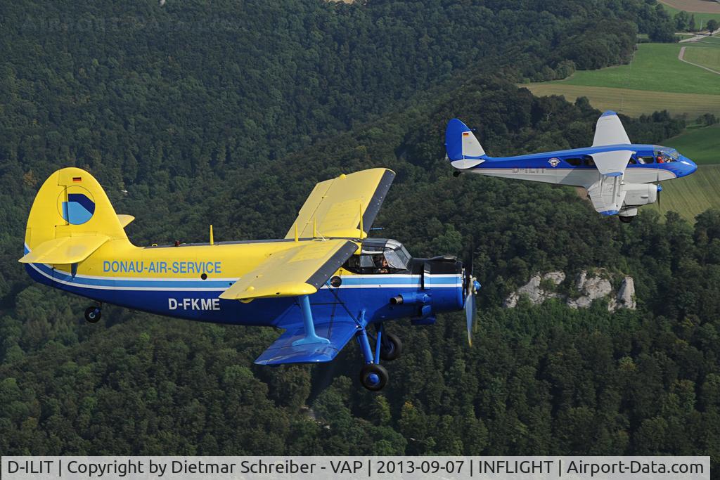 D-ILIT, 1945 De Havilland DH-89A Dominie/Dragon Rapide C/N 6879, DH89 Dominie