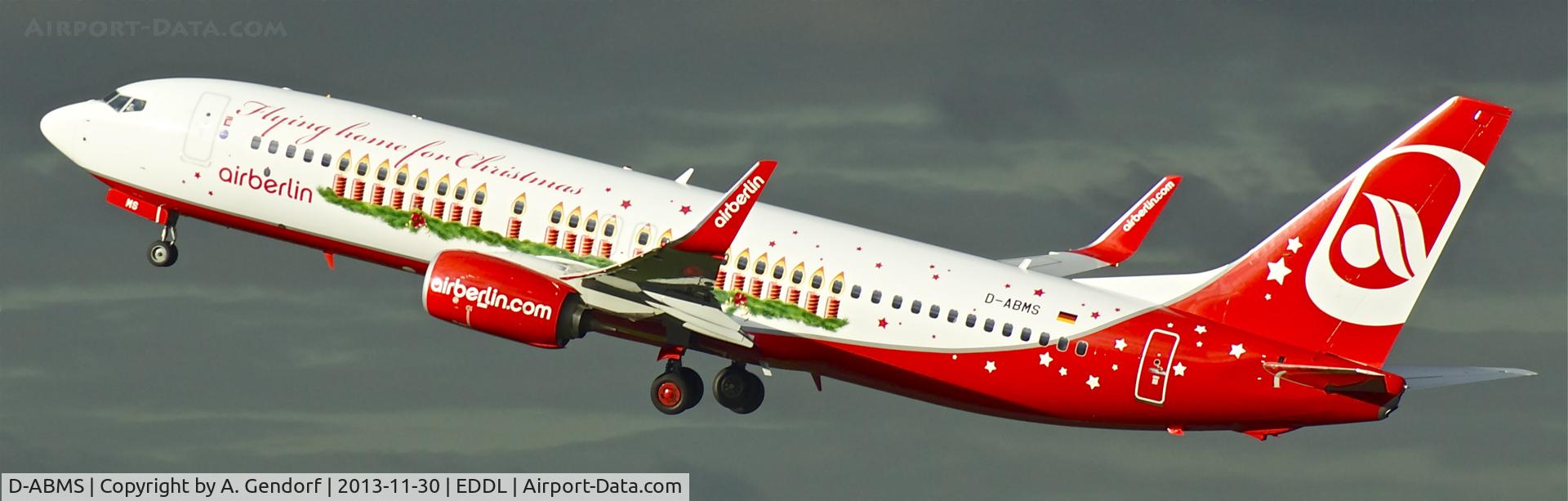 D-ABMS, 2013 Boeing 737-86J C/N 37782, Air Berlin (