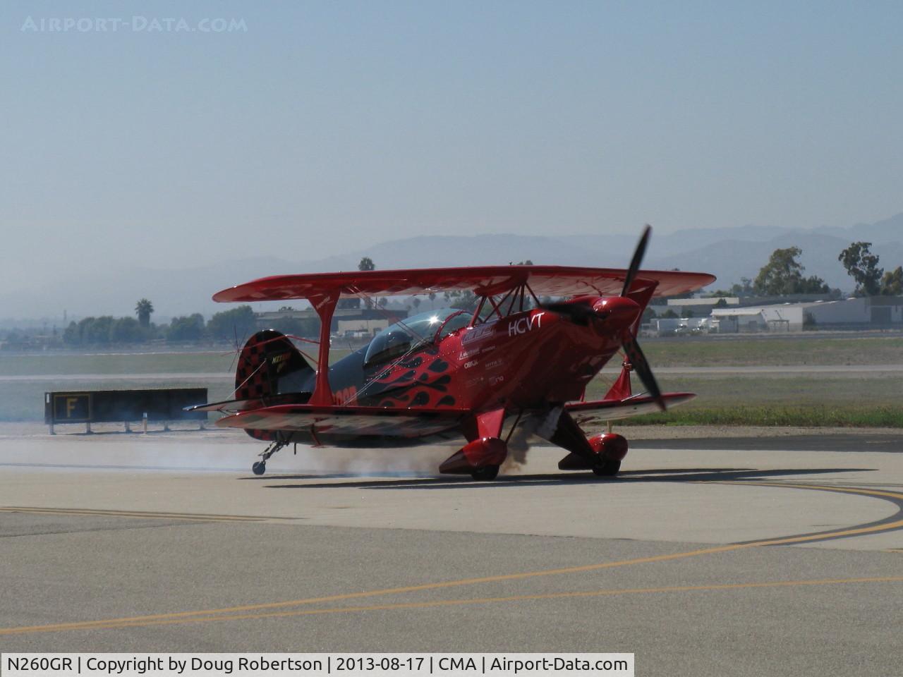 N260GR, 1984 Christen Pitts S-2B Special C/N 5059, 1984 Christen PITTS S-2B ex 'HAVOC', Lycoming AEIO-540 260 Hp, taxi after landing