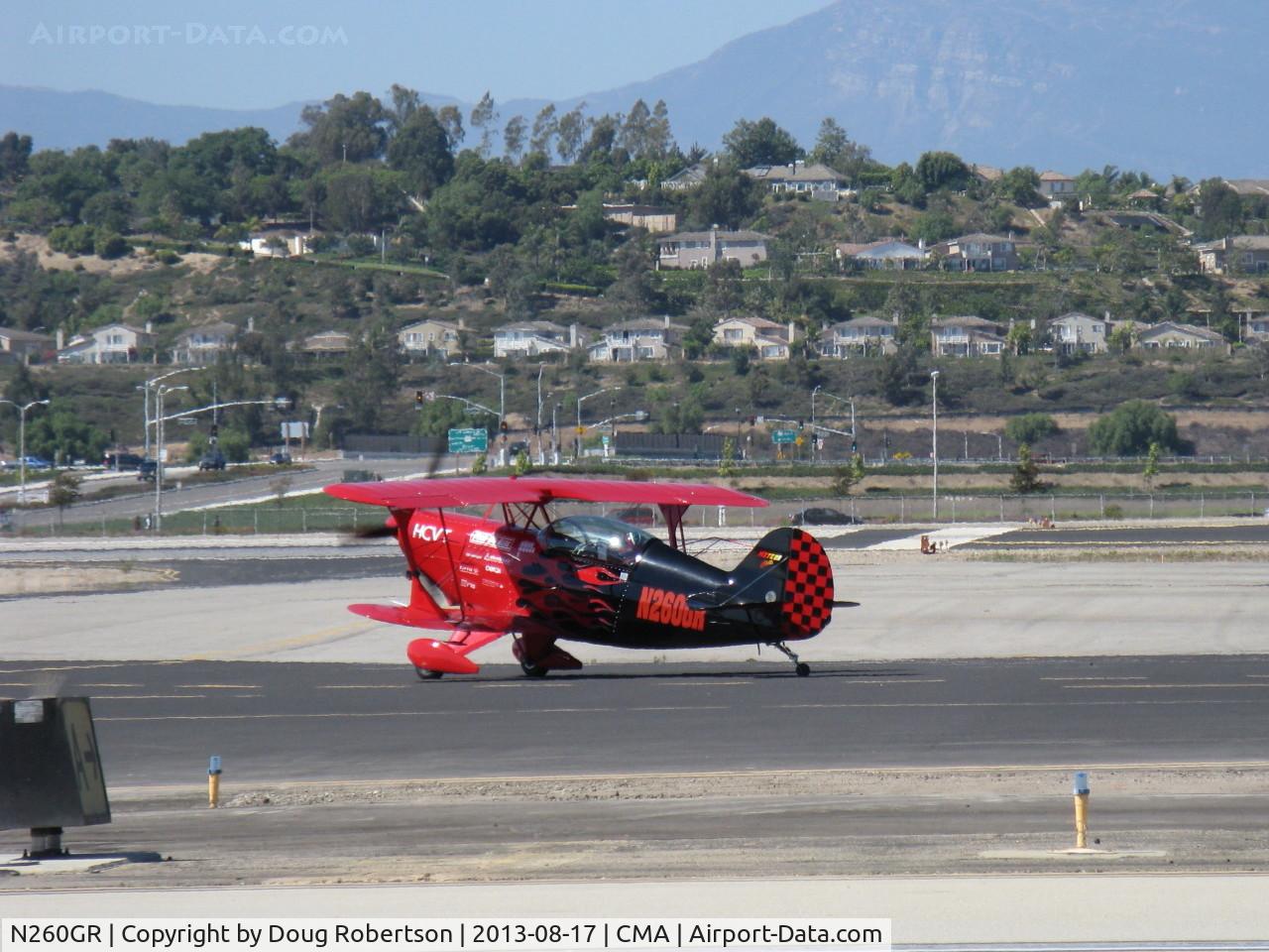 N260GR, 1984 Christen Pitts S-2B Special C/N 5059, 1984 Christen PITTS S-2B ex 'HAVOC', Lycoming AEIO-540 260 Hp, taxi to Rwy 26