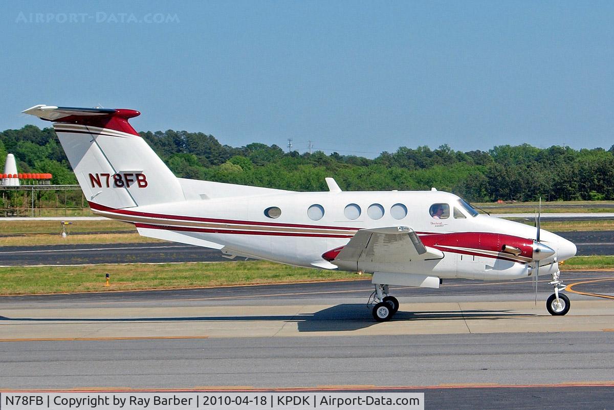 N78FB, 1985 Beech F90 King Air C/N LA-231, Beech F90-1 King Air [LA-231] Atlanta-Dekalb Peachtree~N 18/04/2010