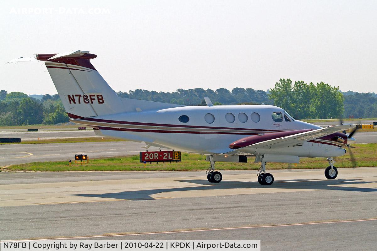 N78FB, 1985 Beech F90 King Air C/N LA-231, Beech F90-1 King Air [LA-231] Atlanta-Dekalb Peachtree~N 22/04/2010