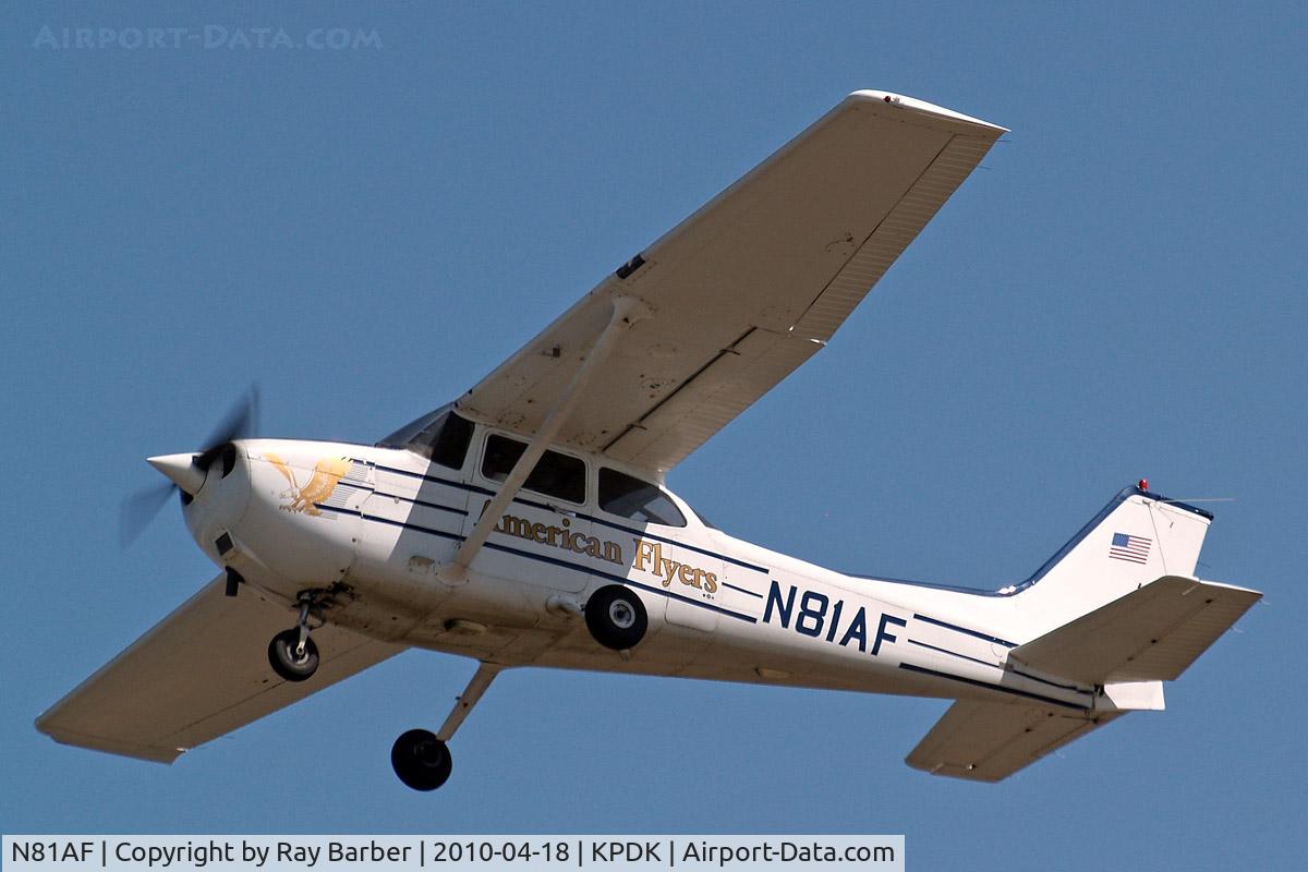 N81AF, 1997 Cessna 172R C/N 17280072, Cessna 172R Skyhawk [172-80072] (American Flyers) Atlanta-Dekalb Peachtree~N 18/04/2010