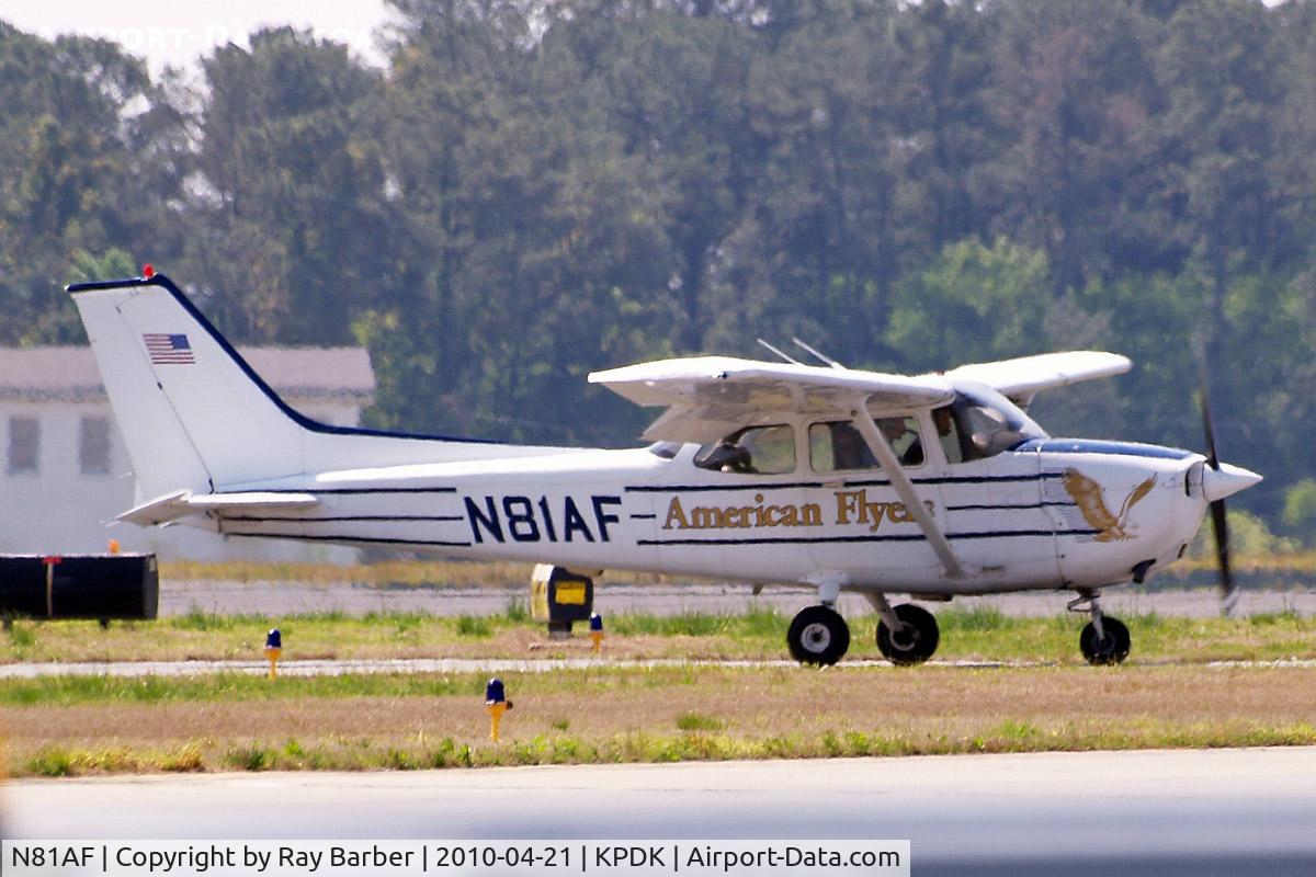 N81AF, 1997 Cessna 172R C/N 17280072, Cessna 172R Skyhawk [172-80072] (American Flyers) Atlanta-Dekalb Peachtree~N 21/04/2010