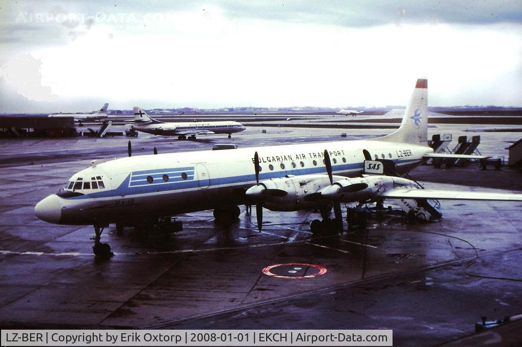 LZ-BER, Ilyushin IL-18V C/N 184007203, LZ-BER in CPH