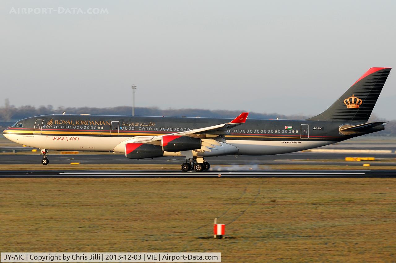 JY-AIC, 1993 Airbus A340-212 C/N 14, Royal Jordanian