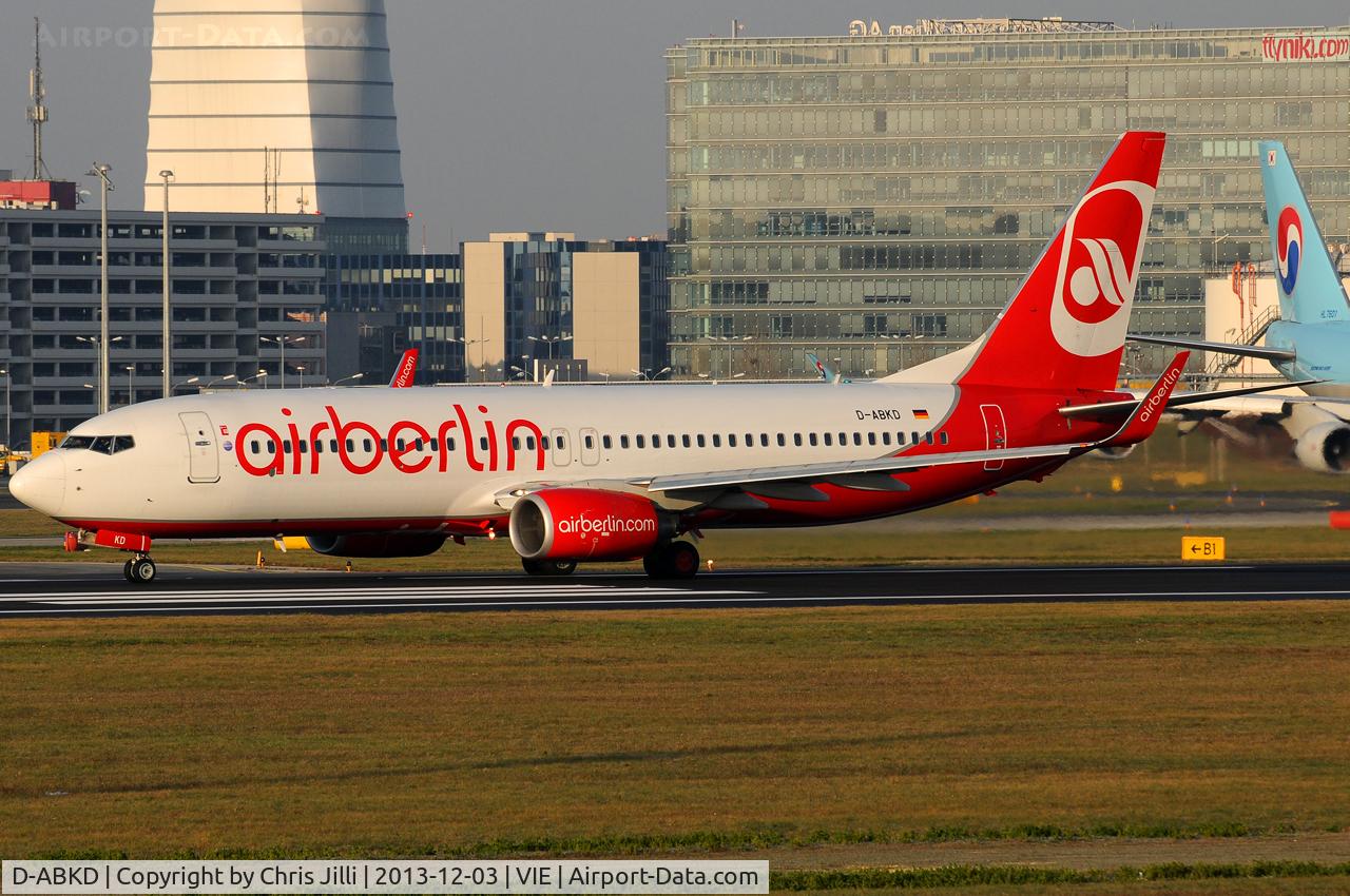 D-ABKD, 2009 Boeing 737-86J C/N 37742, Air Berlin
