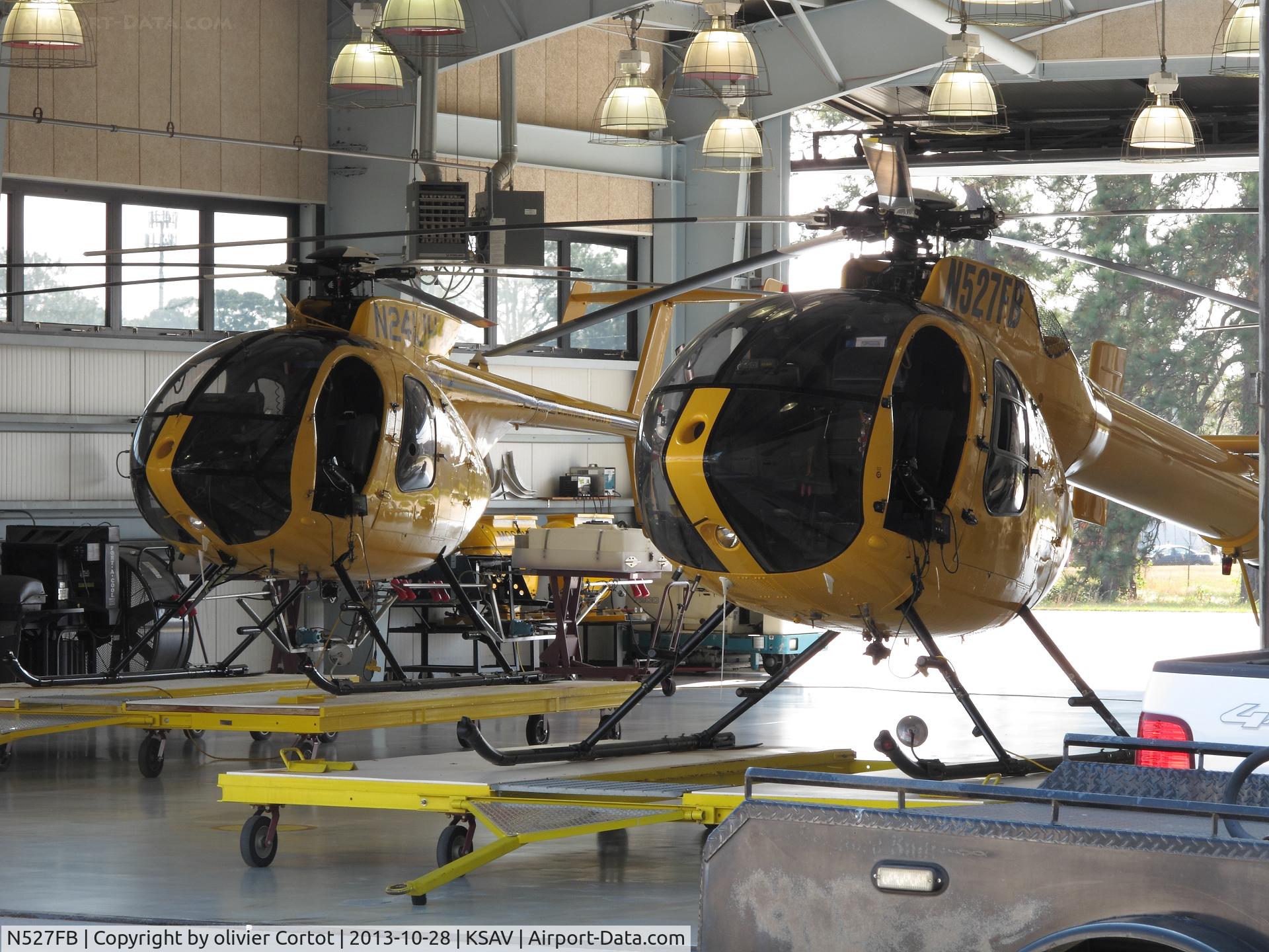N527FB, 1992 McDonnell Douglas 500N C/N LN007, Savannah airport