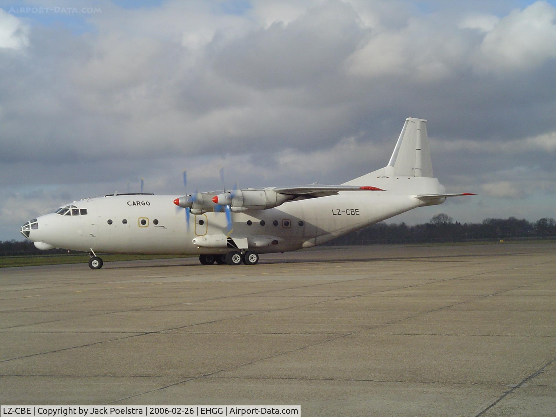 LZ-CBE, 1965 Antonov An-12B C/N 6343708, LZ-CBE all white at GRQ