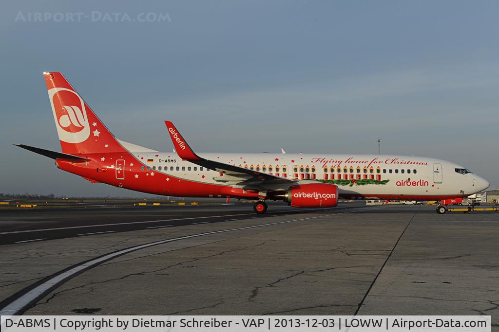 D-ABMS, 2013 Boeing 737-86J C/N 37782, Air Berlin Boeing 737-800