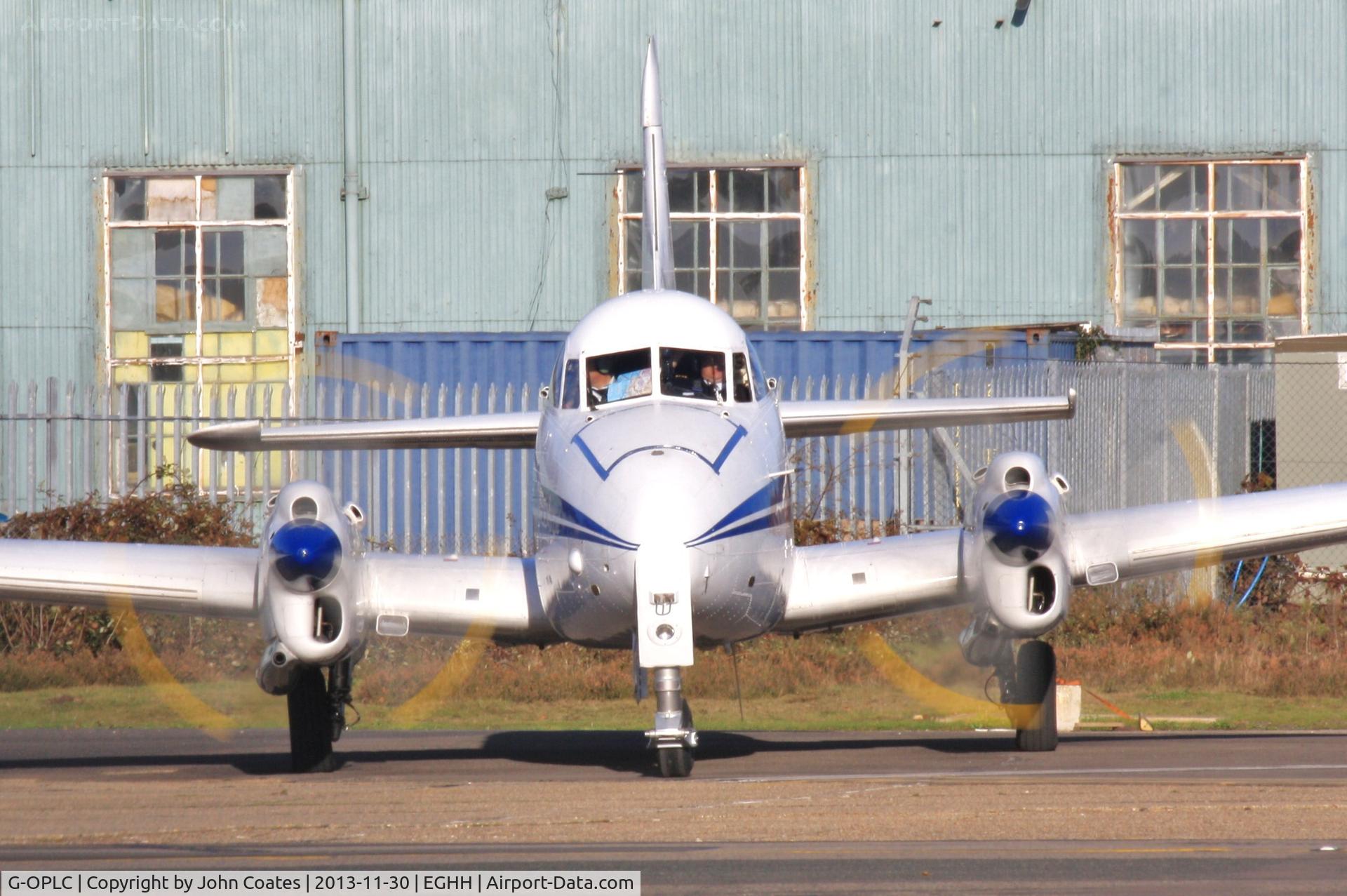 G-OPLC, 1948 De Havilland DH-104 Dove 8 C/N 04212, Pause before departing gives oportunity to route check