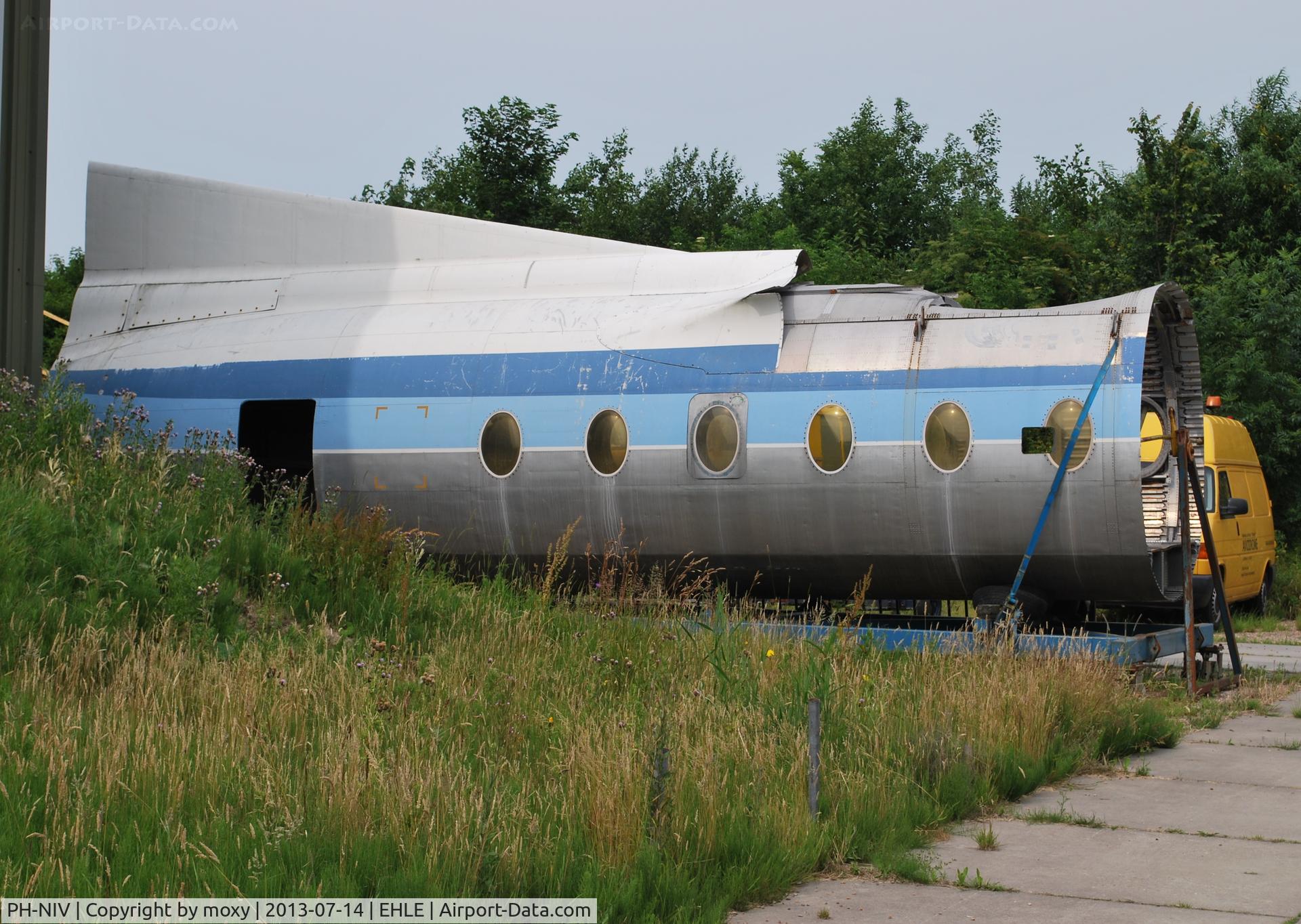 PH-NIV, 1955 Fokker F.27-100 Friendship C/N 10101, What's left of Prototype Fokker F27-100 Friendship at the Aviodome, Lelystad.