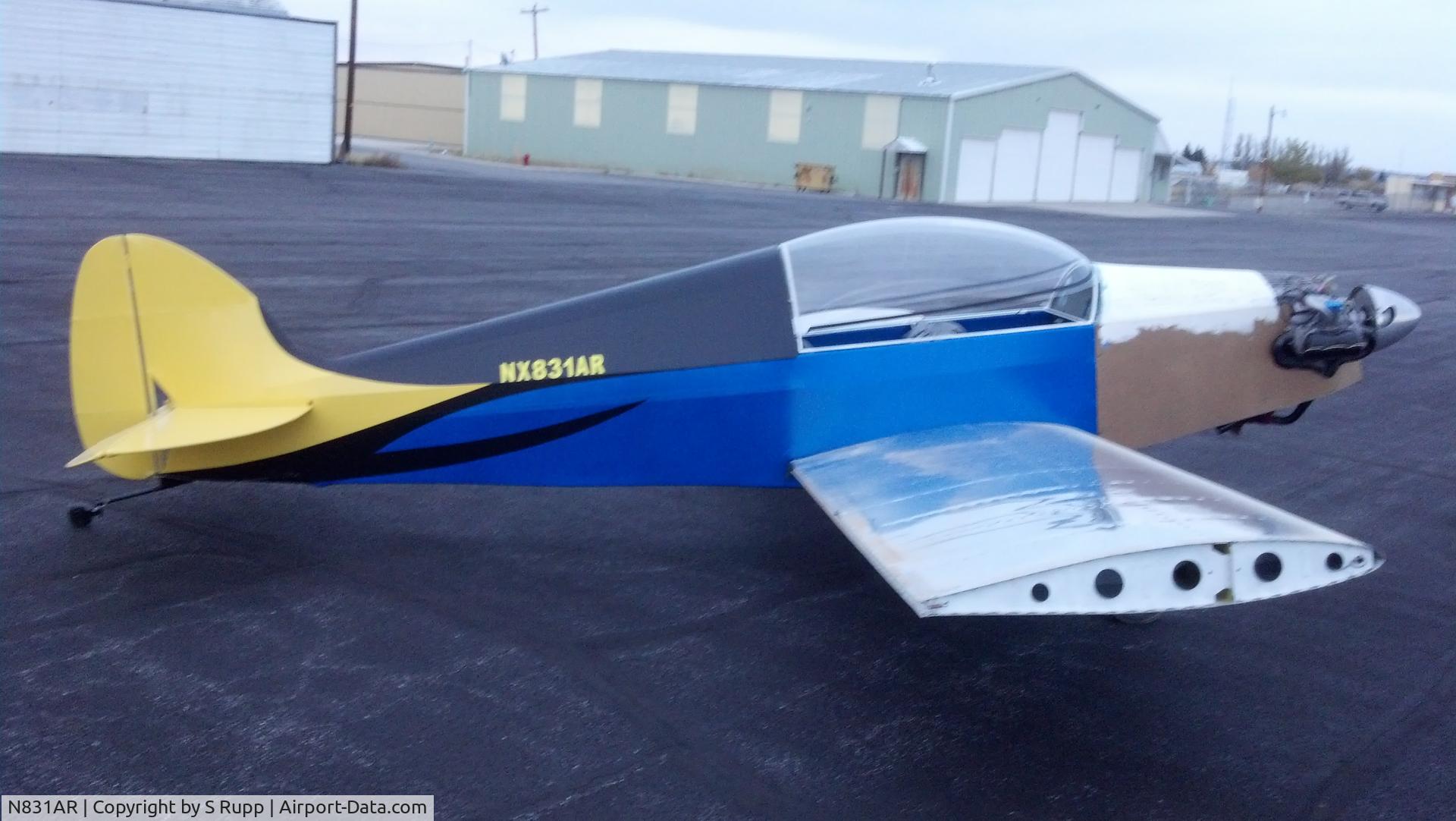 N831AR, Monnett Sonerai II-L C/N SAR071106-0825, Not finished yet