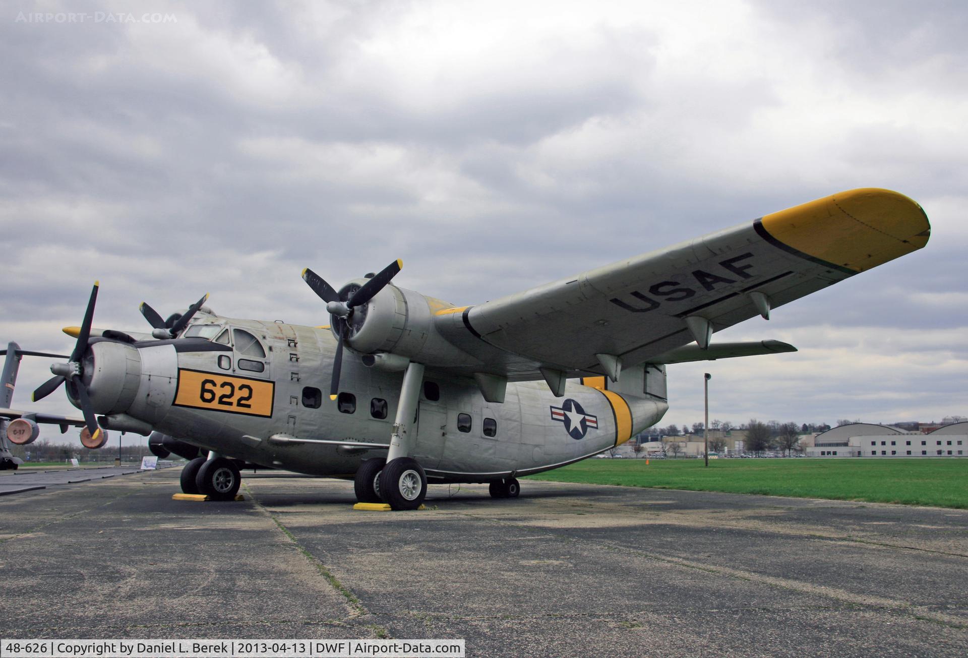 48-626, 1948 Northrop YC-125B Raider C/N 2510, This YC-125B was based at Wright Patterson AFB in 1950 and placed on display in 1995.