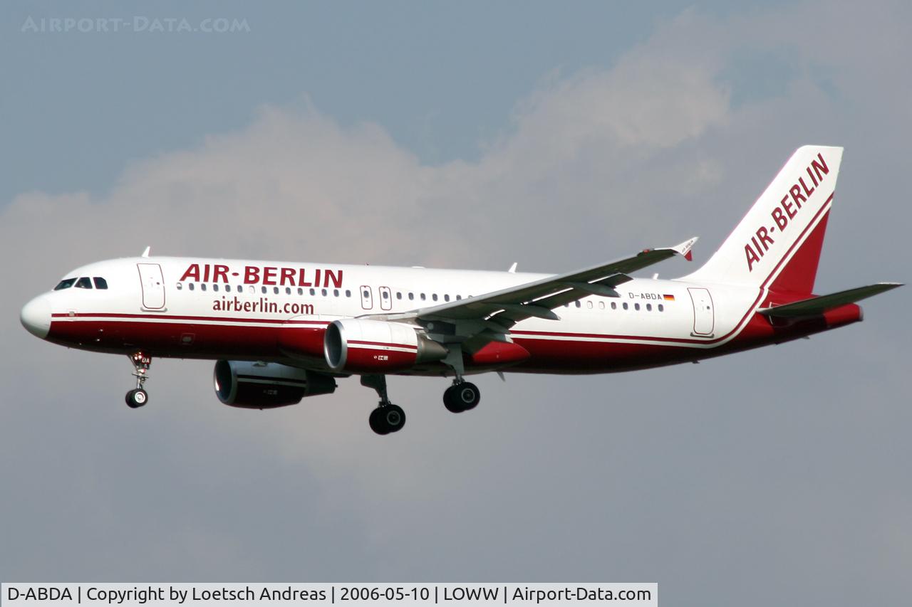 D-ABDA, 2005 Airbus A320-214 C/N 2539, Air Berlin