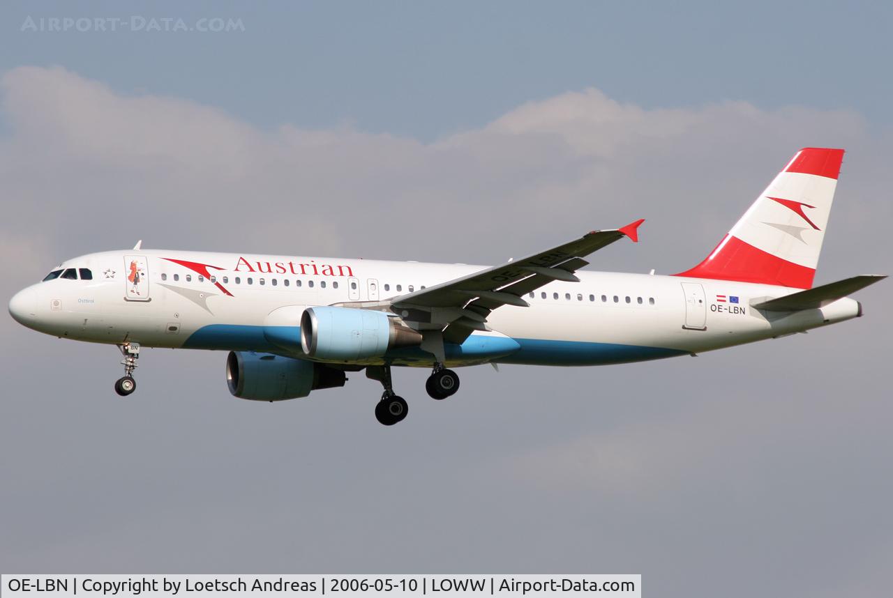 OE-LBN, 1997 Airbus A320-214 C/N 768, Airbus