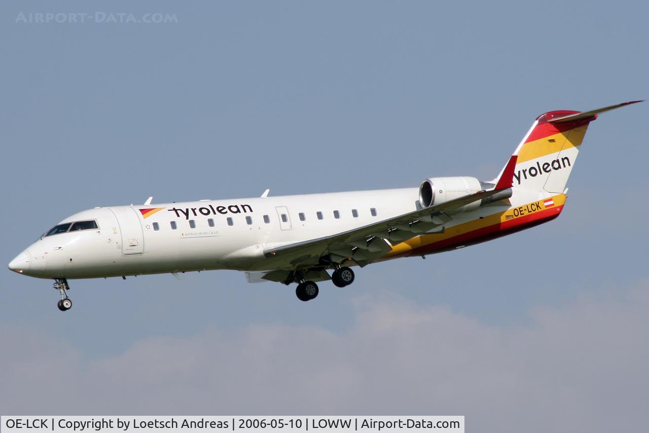 OE-LCK, 1997 Canadair CRJ-200LR (CL-600-2B19) C/N 7148, Tyrolean