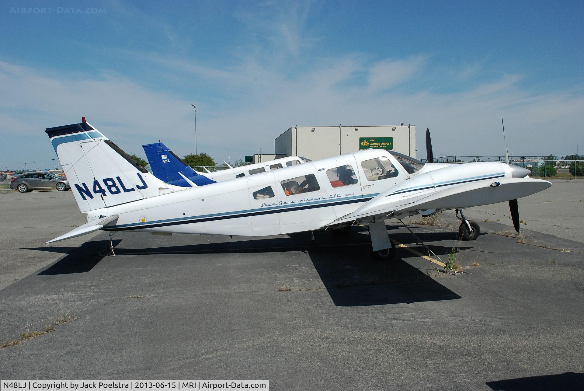 N48LJ, 1977 Piper PA-34-200T C/N 347770030, Snow Goose Airways