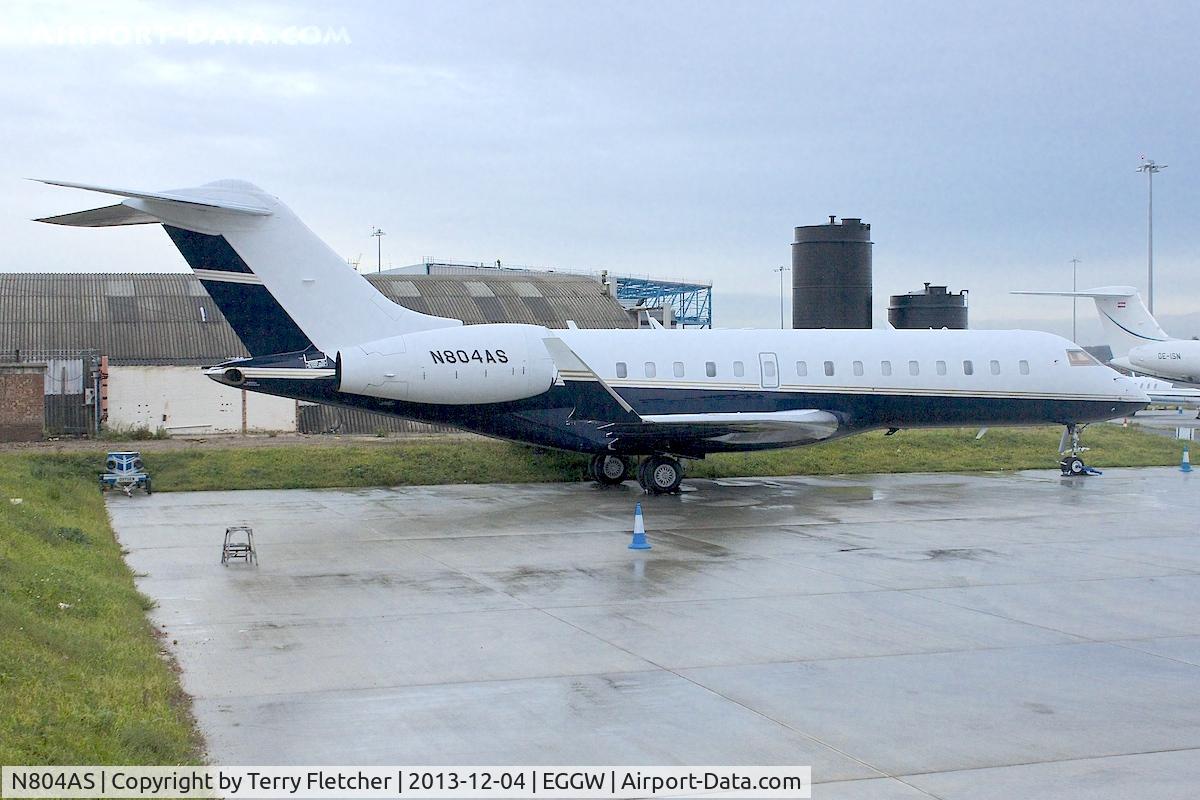 N804AS, 2004 Bombardier Global Express (BD-700-1A10) C/N 9141, 2004 Bombardier BD 700-1A10, c/n: 9141 at Luton