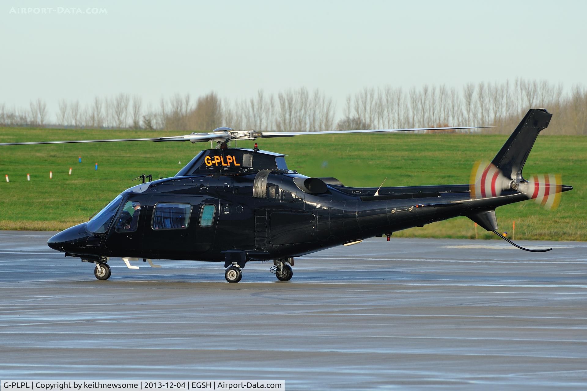 G-PLPL, 2003 Agusta A-109E Power C/N 11168, Arriving in damp conditions !