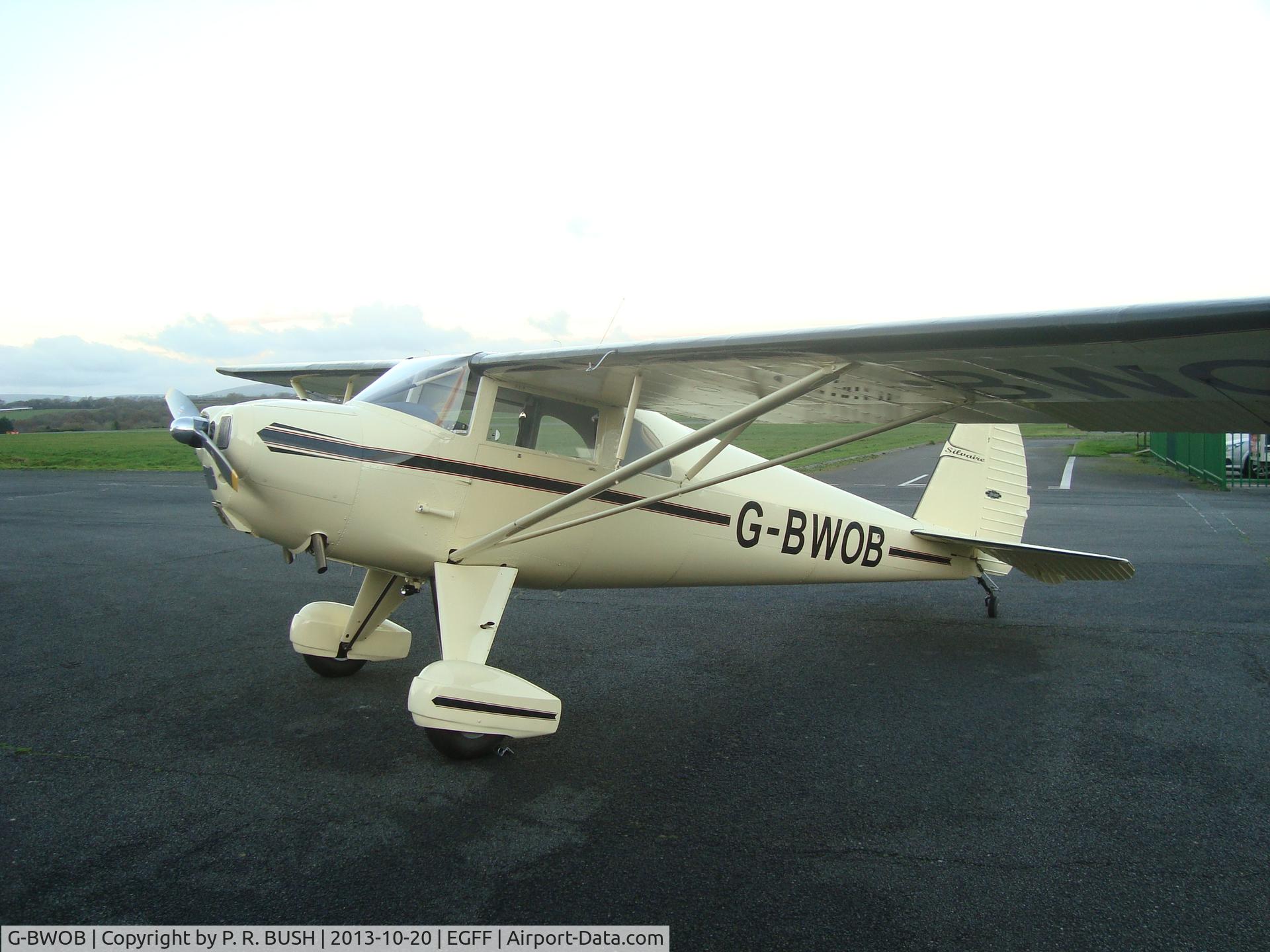 G-BWOB, 1948 Luscombe 8F Silvaire C/N 6179, Luscombe G-BWOB fresh out of restoration.