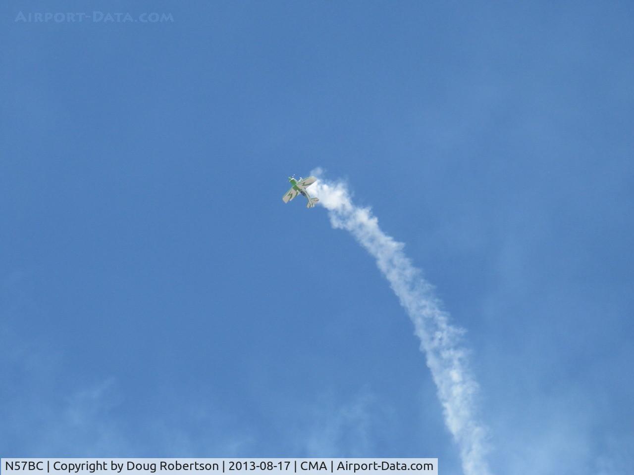 N57BC, 2001 Aviat Pitts S-2C Special C/N 6042, 2001 Aviat PITTS S-2C, Lycoming AEIO-540, aerobatics with smoke