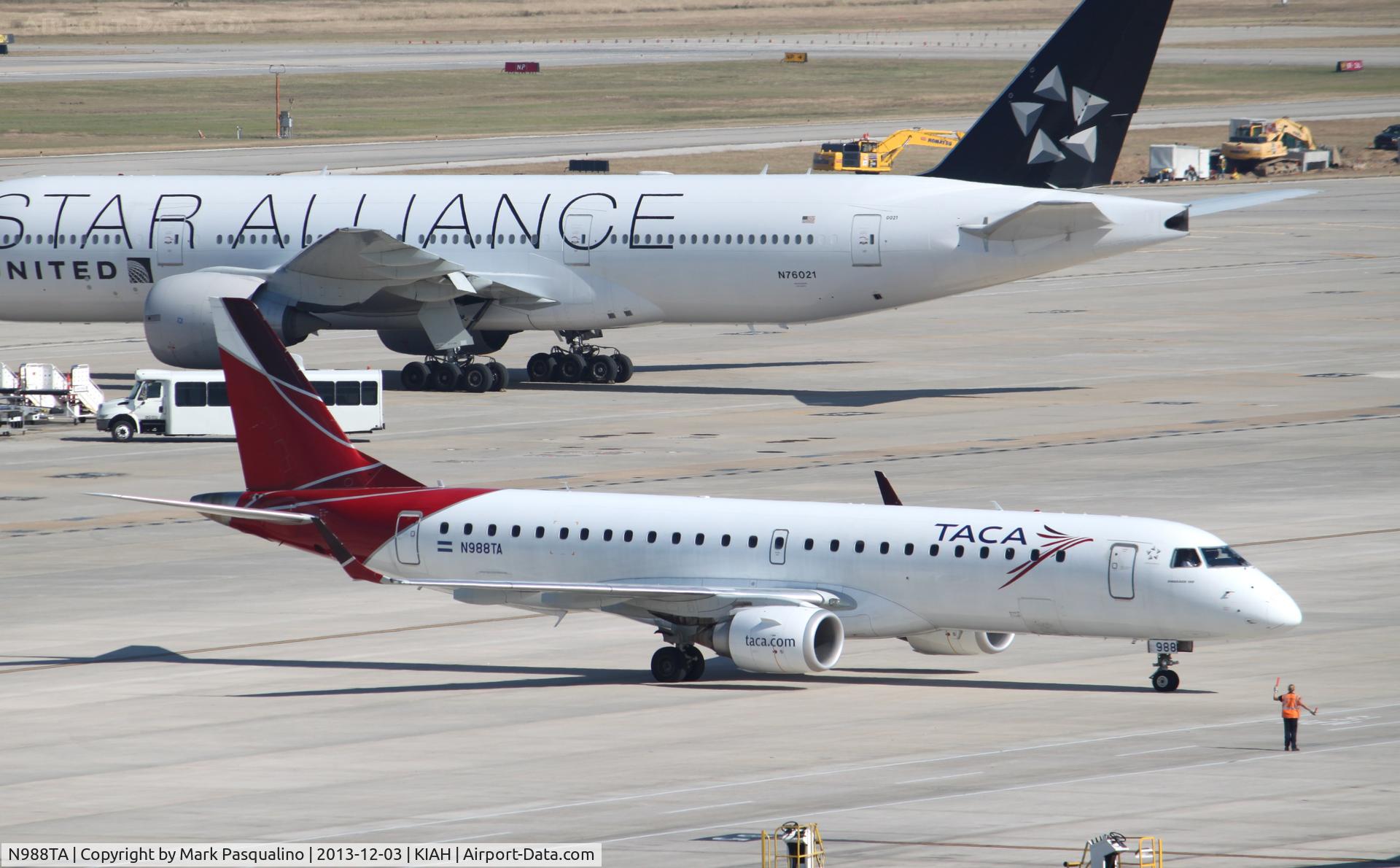 N988TA, 2010 Embraer ERJ-190-100 IGW 190AR C/N 19000399, ERJ-190-100 IGW