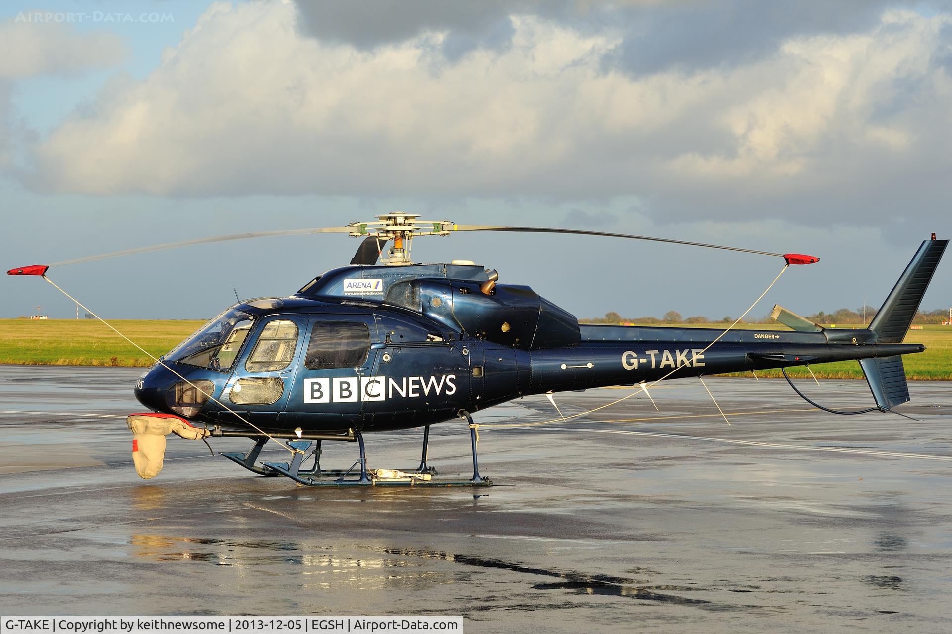 G-TAKE, 1981 Aerospatiale AS-355F-1 Ecureuil 2 C/N 5088, Awaiting the storm !