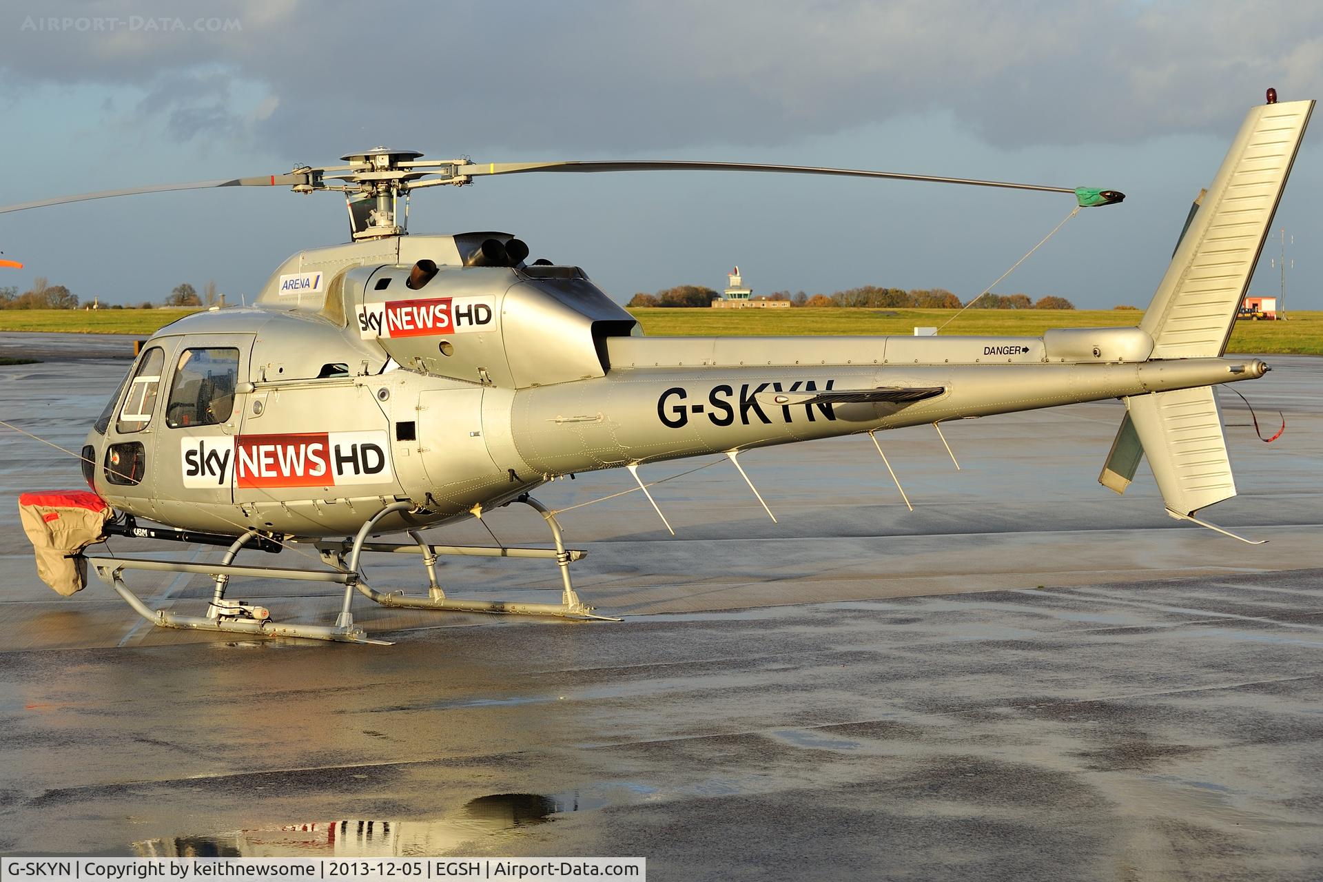 G-SKYN, 1982 Aerospatiale AS-355F-1 Twin Squirrel C/N 5185, Awaiting the storm !