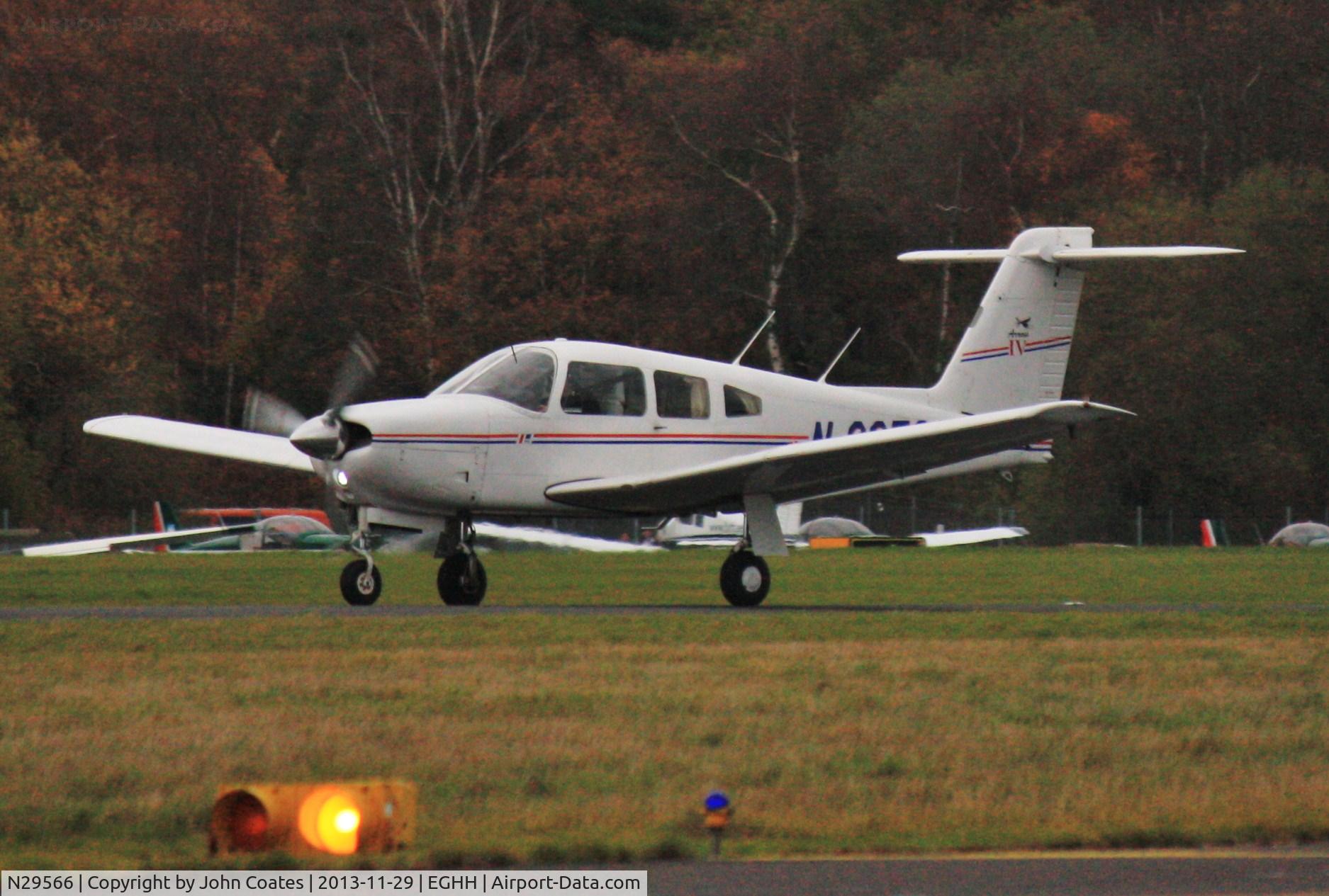 N29566, 1979 Piper PA-28RT-201 Arrow IV C/N 28R-7918146, Departing 26