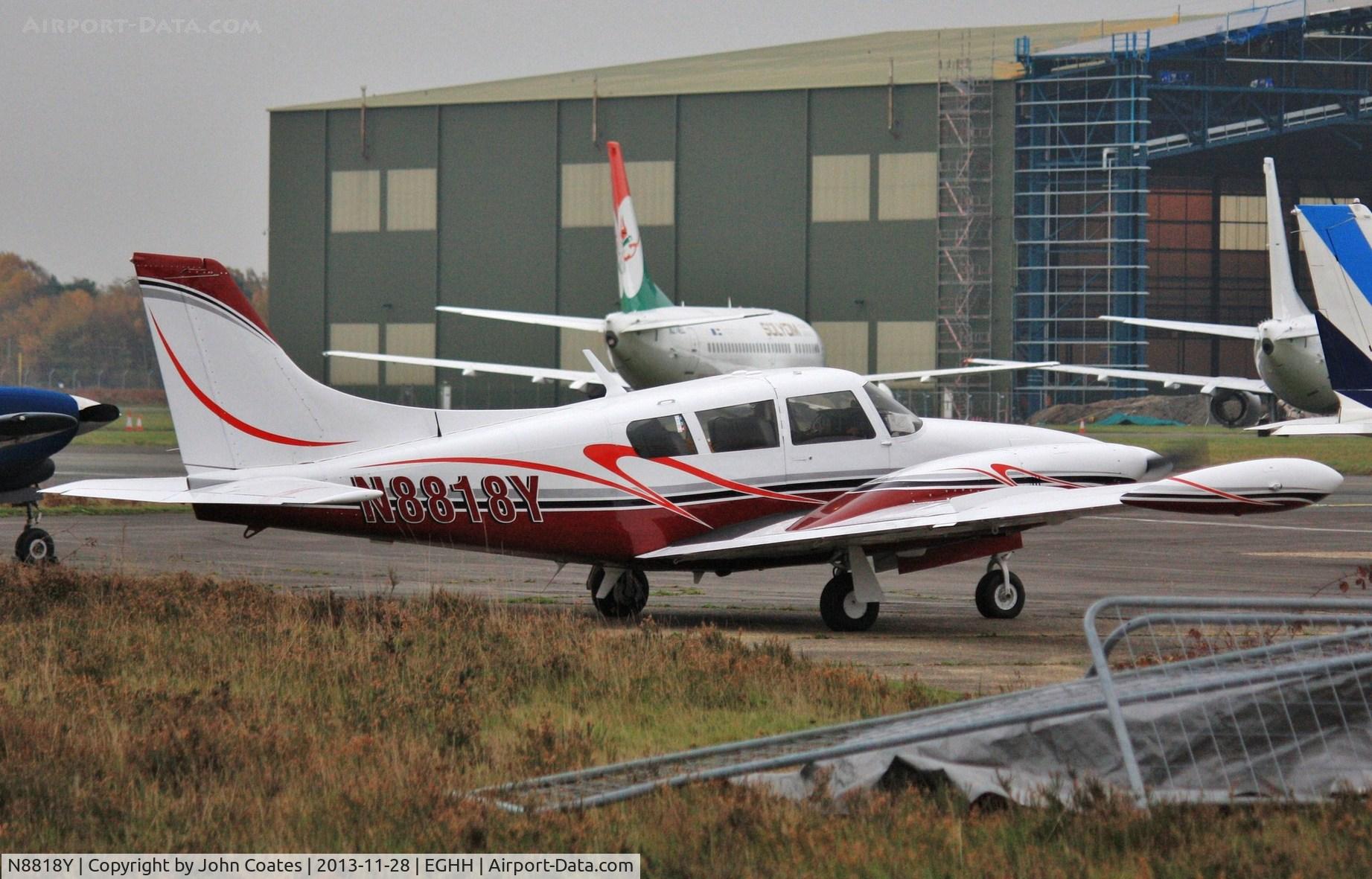 N8818Y, 1969 Piper PA-30 Twin Comanche Twin Comanche C/N 30-1976, Parked at BHL - smart new colour scheme