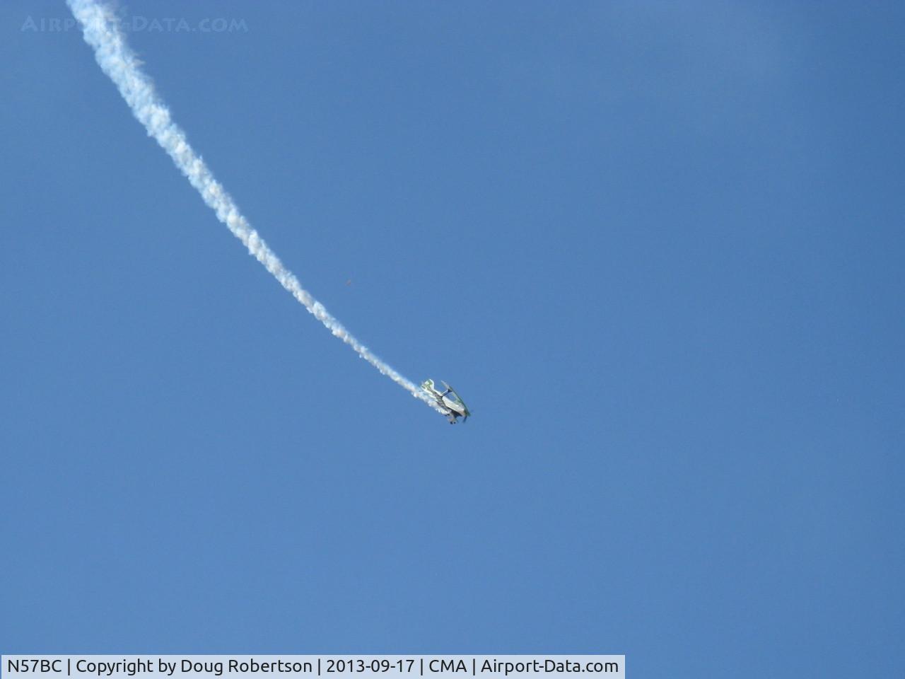 N57BC, 2001 Aviat Pitts S-2C Special C/N 6042, 2001 Aviat PITTS S-2C, Lycoming AEIO-540, aerobatics with smoke