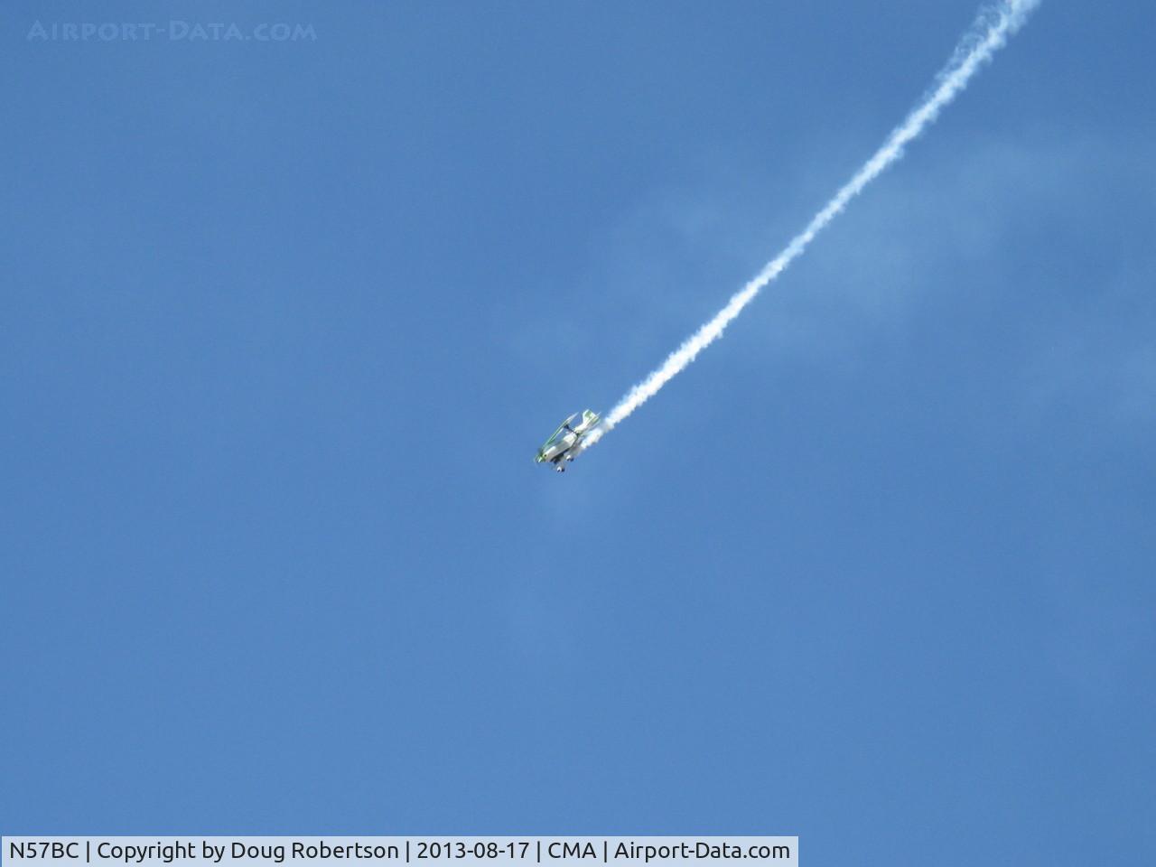 N57BC, 2001 Aviat Pitts S-2C Special C/N 6042, 2001 Aviat PITTS S-2C, Lycoming AEIO-540, aerobatics with smoke