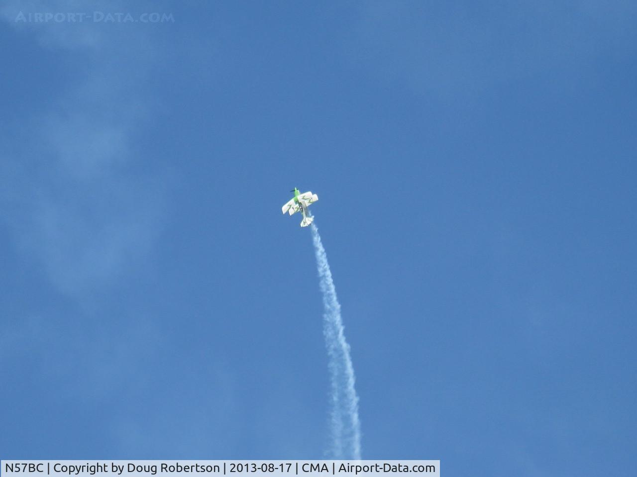 N57BC, 2001 Aviat Pitts S-2C Special C/N 6042, 2001 Aviat PITTS S-2C, Lycoming AEIO-540, aerobatics with smoke