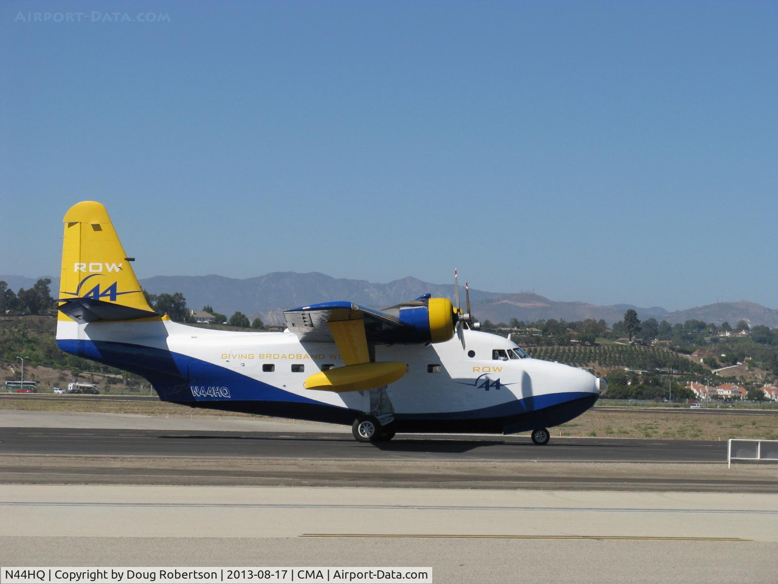 N44HQ, 1950 Grumman HU-16B Albatross C/N G-99, 1950 Grumman HU-16B ALBATROSS 'Row 44', two Wright R-1820-76A 1,425 Hp each, taxi