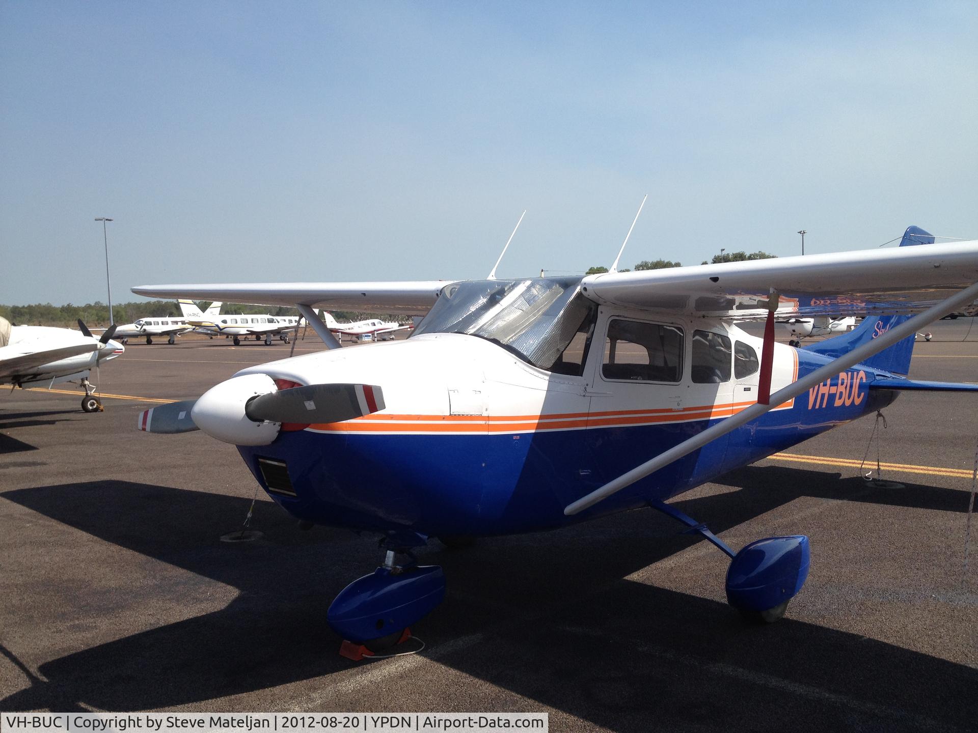 VH-BUC, 1960 Cessna 182D Skylane C/N 18253045, Kimberly and Darwin trip back in 2012.