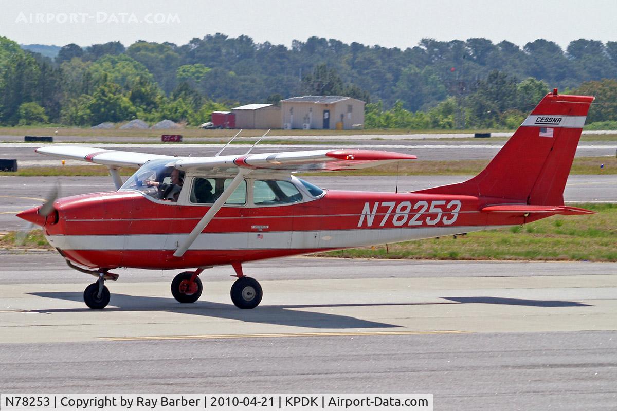 N78253, 1968 Cessna 172K Skyhawk C/N 17257546, Cessna 172K Skyhawk [172-57546] Atlanta-Dekalb Peachtree~N 21/04/2010