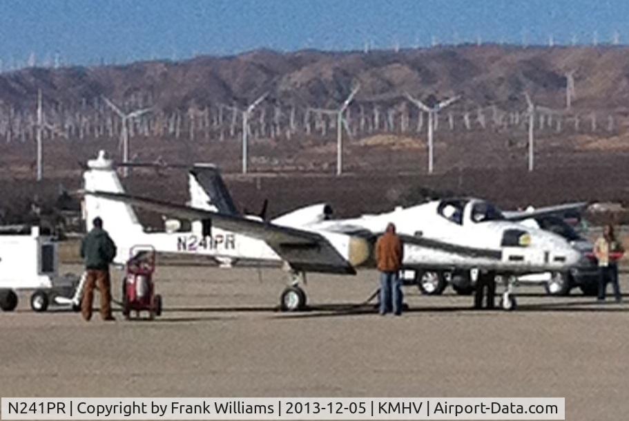 N241PR, 2012 Northrop Grumman RO2 Firebird C/N 00001, Observed while eating at the Voyager Restaurant