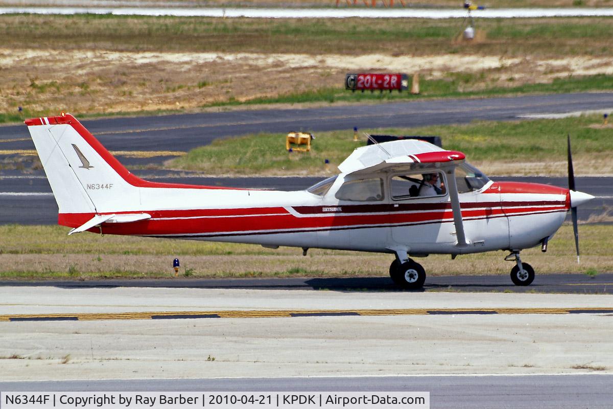 N6344F, 1979 Cessna 172N C/N 17273197, Cessna 172N Skyhawk [172-73197] Atlanta-Dekalb Peachtree~N 21/04/2010. Since become PP- registered.