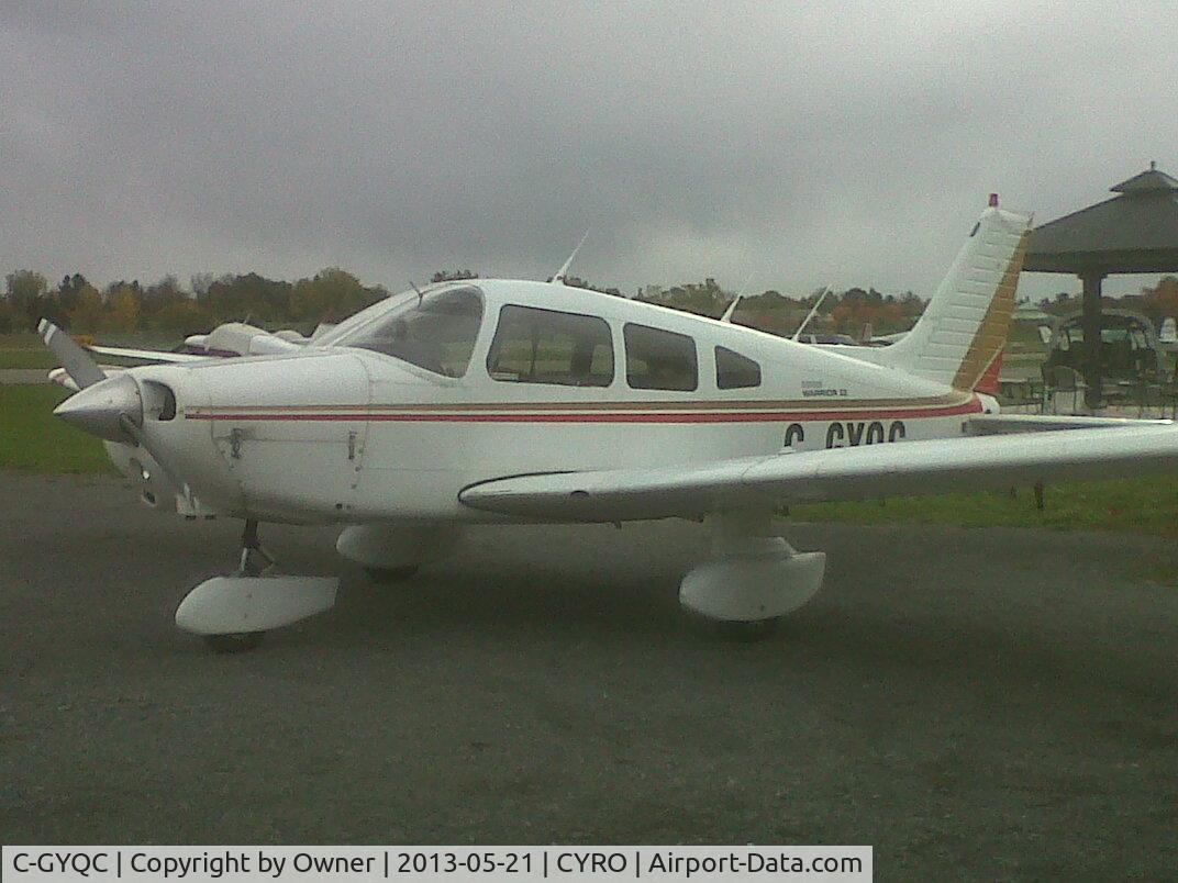C-GYQC, 1979 Piper PA-28-161 C/N 28-7916442, Waiting for the weather to pass...
