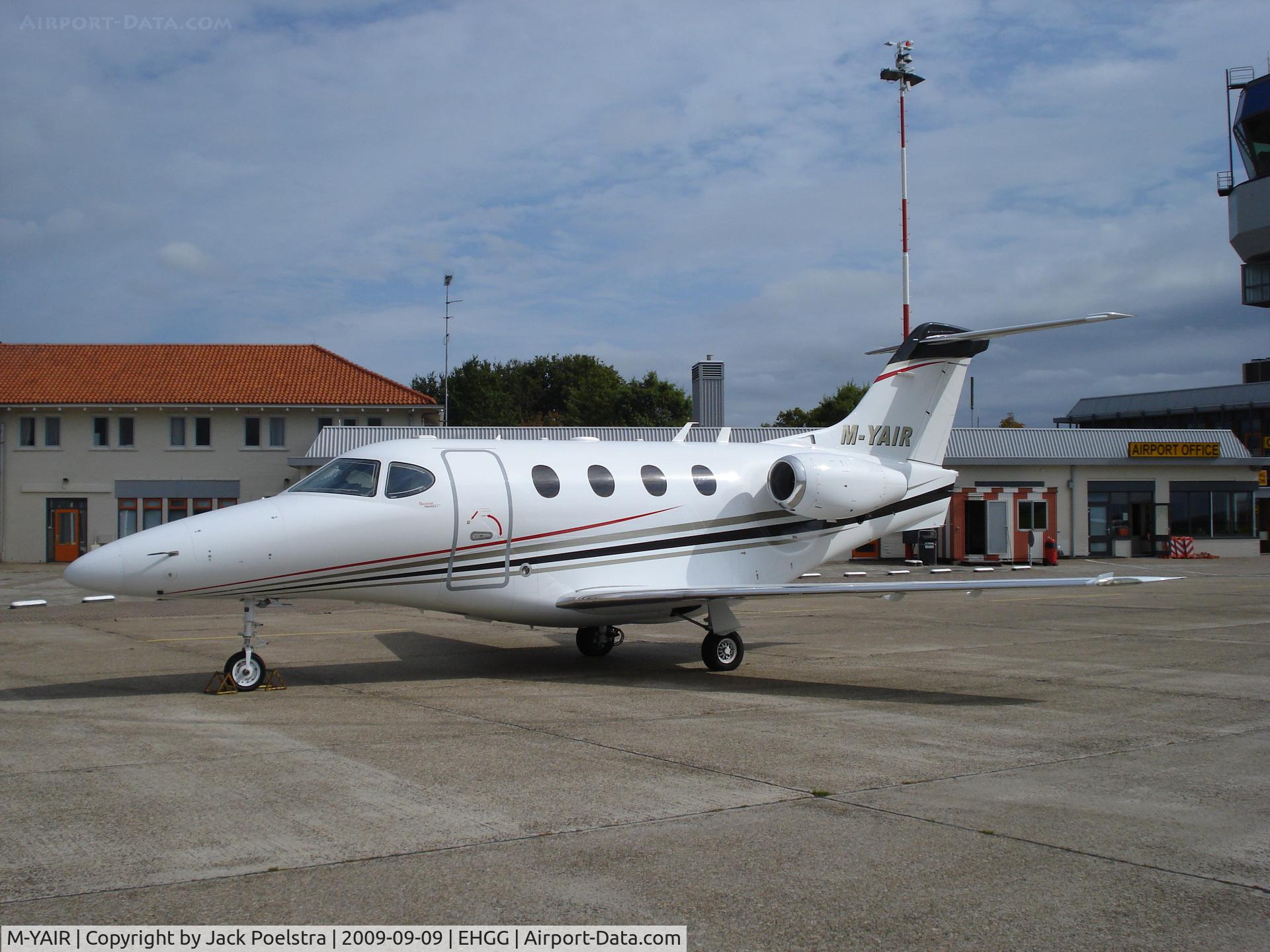 M-YAIR, 2005 Raytheon 390 Premier 1 C/N RB-146, M-YAIR at ramp of Groningen airport