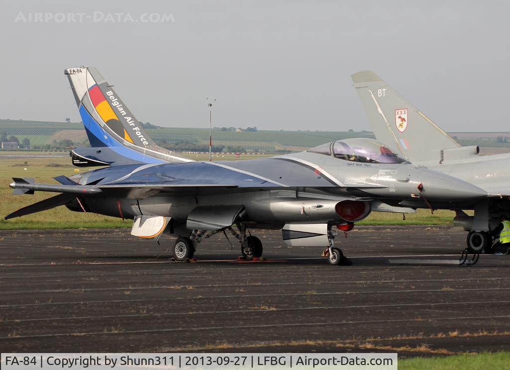FA-84, 1980 SABCA F-16AM Fighting Falcon C/N 6H-84, Participant of the Cognac AFB Spotter Day 2013