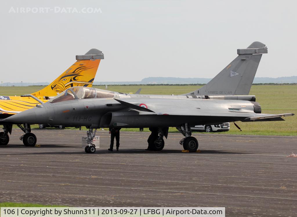 106, Dassault Rafale C C/N 106, Participant of the Cognac AFB Spotter Day 2013... Re-coded as 113-HG